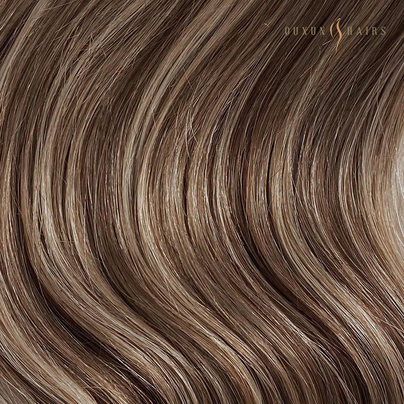 #822 Ash Brown & Sandy Blonde Mix (2) hair extensions mochini weft