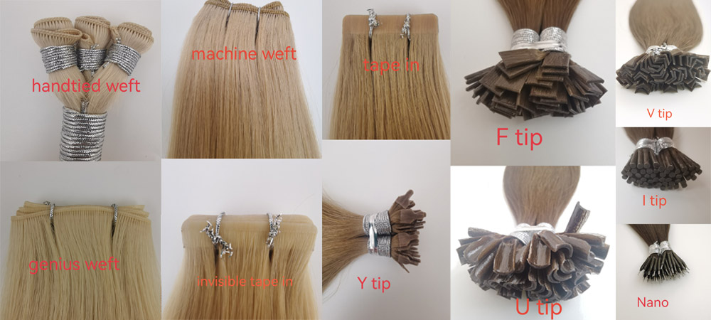 MOQ para extensiones de cabello