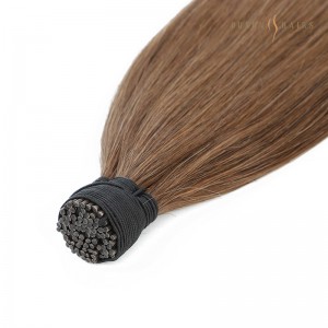 Russian Hair Extensions Suppliers Brown I Tip Hair Extensions Human Hair Dark Brown Pre Bonded 100 Natural Hair Extensions Remy Hair