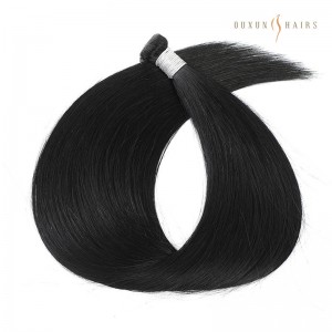 Ultra Thin Genius Weft Dark #1 Jet Black 100% Remy Real Human Hair