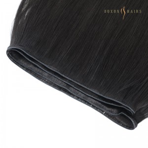 Ultra Thin Genius Weft Dark #1 Jet Black 100% Remy Real Human Hair