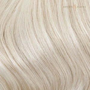 #1001 Pearl Blonde Platinum White Blonde Western European Genius Wefts – Full Cuticle Virgin Hair Extensions