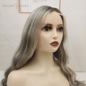 OXLW04HD Lace Frontal Wig 13×6 Lace Frontal Wig Human Hair Chinese Raw Virgin Unprocessed Remy Hair Custom Color Fast Ship HD Transparent Lace Closure Wig Light Blonde Body Wave-Wig Making Factory