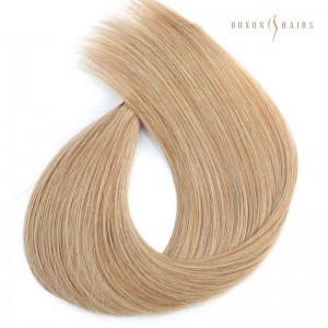 Premium China Manufacturer Virgin Hair Weft Extensions: Ash Blonde Mix Natural Sandy Blonde Blend