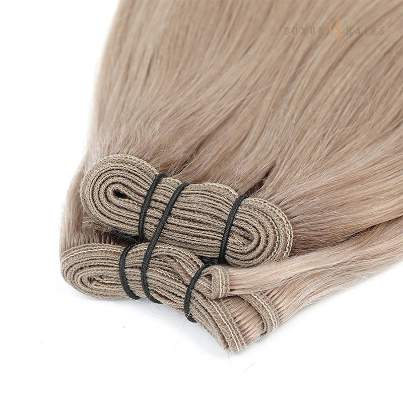 #17 Wątek maszynowy do przedłużania włosów Dark Ash Blonde (5)