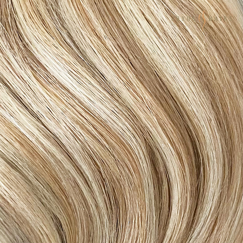 #1860 Honey & Platinum Blonde Mix machine weft (2)