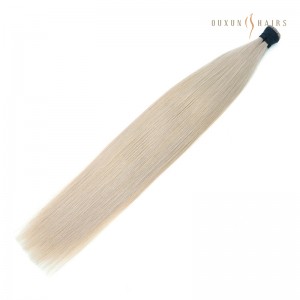 Good Hair Extension Long Human Virgin Hair Brands #18a Ash Blonde I tip Bead Extensions