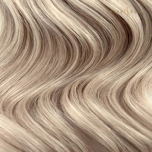 Good Hair Extension Long Human Virgin Hair Brands #18a Ash Blonde I tip Bead Extensions