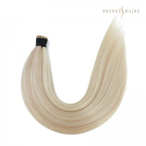 Ouxun Hair Cold Fusion Keratin Bonds Brazilian Virgin Human Hair I tip Hair Extensions-The Hair Extensions Company