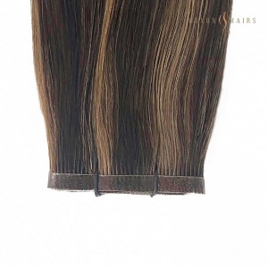 Best Weave Vendors-100% Human Virgin Hair Flat Weave Extensions Balayage Highlight Colors