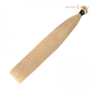 Nano Hair Extensions Matsakaici Sandy Blonde Gaskiyar Gashin ɗan Adam Tukwici Mai Dogon Sanyi Fusion 26inch 50s 50g Nano Budurwa Gashi -Saya Saƙar Gashi a Jumla