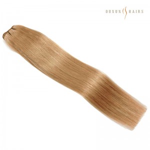 Bronzed Blonde Machine Weft Hair Extensions - Inci 22, 100g na Gashin Dan Adam