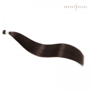 ဇိမ်ကျကျ Dark Chocolate Brown Virgin Genius Weft Human Hair Extension