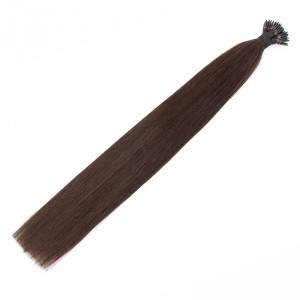 30 inch #2 Dark Brown Russian Mongolian Remy Human Hair Nano Ring Hair Extensions Double Drawn 200g Micro Bead Hair Extensions Wholesale