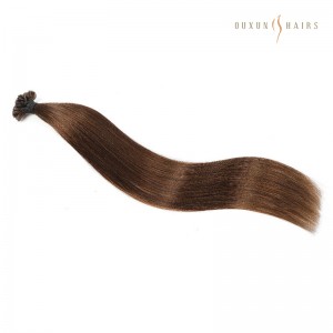 Private Label Hair Extension Products Keratin Flat Tip Bonds 8inch-32inch Length Real Human Hair 100 Strands