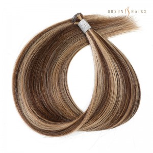 New Design Genius Russian European New Flex Weft Hair Seamless Can Be Cut Virgin Hand Tied Weft Hair Genius Weft Extension