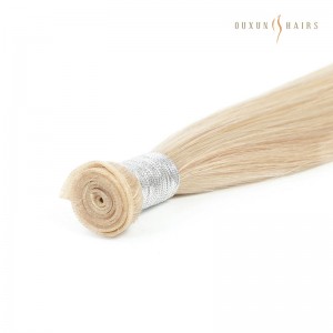 Wholesale Prices Free OEM&ODM Services Solid color Vanilla Blonde G-Weft Hair Extensions