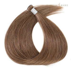 Genius Weft Hair Extensions #8 Cinnamon 100 Grams 26″ Remy Hair Lightweight Wholesale