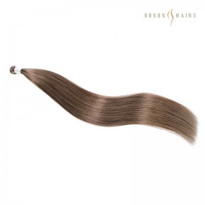 Manify Genius Weft Hair Extensions European Virjiny Volon'olombelona 8A ASH BROWN