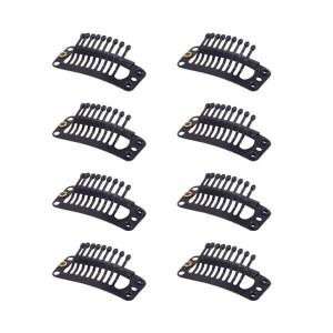 U Shape Wig Clips, 9 Teeth Small Snap Comb Wig Clips, Clips for Wig, Hair Extension Clips, Wig Accessories Clips Factory Wholesale Hair Weaving Clips Wig Accessories