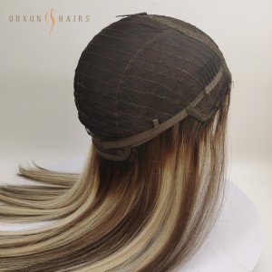 OXBF01 Human Hair Ponytail Wig/ Sports Wig/ Band Fall Wig / Active Wig/ Active High / Ponytail/European hair Jewish Kosher Wig-Human Hair Wig Factory