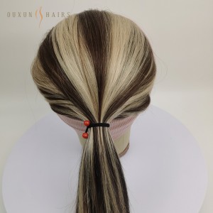 OXBF01 Human Hair Ponytail Wig/ Sports Wig/ Band Fall Wig / Active Wig/ Active High / Ponytail/European hair Jewish Kosher Wig-Human Hair Wig Factory