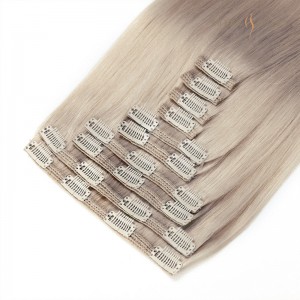 Clip in Hair Extensions Human Hair #18a Ash Blonde Hair 26Inch 100G Remy Hair 7PCS #18a Gift for Women-Professional Hair Extension Companies