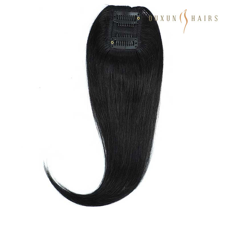 Clip In Volumiser Bangs Layers – Unsichtbare nahtlose Fransen Nr. 1 Jet Black (3)