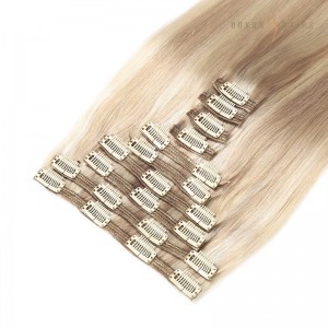 26inch SILKY Clip In 100% Real Remy Human Hair Extensions FULL HEAD 8-34Inch Balayage-Tape in Hair Vendors