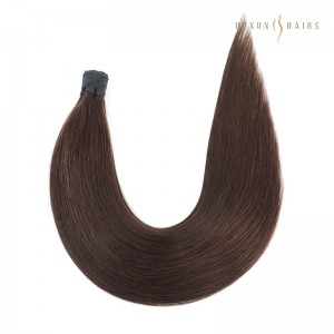 Best Wholesale Dark Brown 100 Natural Human Hair Extensions Manufacturers 26 inch Pre Bonded Fusion Stick Tip Hair Extensions