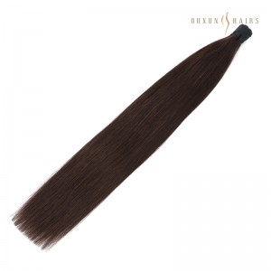 Best Wholesale Dark Brown 100 Natural Human Hair Extensions Manufacturers 26 inch Pre Bonded Fusion Stick Tip Hair Extensions