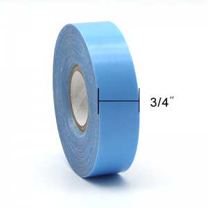 Walker Tape Lace Front Support 3 Yards Roll -Dull finish -Wig Hair system 0.8cm Support Blue Liner Tape For Wig Toupee Topper Hair Extensions