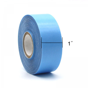 Walker Tape Lace Front Support 3 Yards Roll -Dull finish -Wig Hair system 0.8cm Support Blue Liner Tape For Wig Toupee Topper Hair Extensions