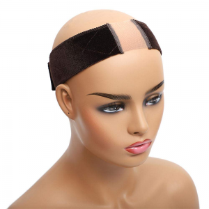 Brown Lace Wig Grip Comfort Lace Headband for Hair Pieces I Ponytails, Buns & Scrunchies