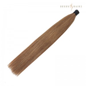 Cold Fusion Top Hair Extension Brands 30 inch Straight Keratin I Tip 100 Human Hair Hair Extensions With Stock Fast Ship