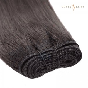 Premium Soft Natural Hair Extensions – Machine Weft, Dark/Black Shade”