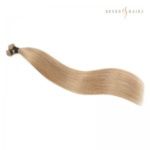 Wholesale Blonde Double Drawn Human Hair Extensions For Thin Hair On Top Mini Flat Tip Hair extensions