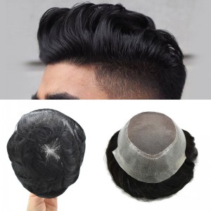 OXAM03 Australia Mono Center with Poly Hair Replacement System PU Skin Perimeter Hair Units Men Toupee Men Wigs- Hairpiece Suppliers