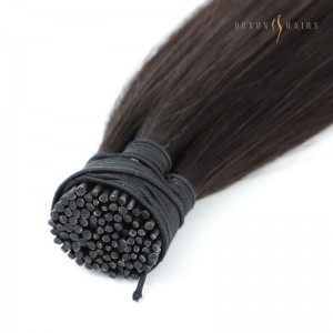 22 Inch Natural Black 1.0g Top Grad Colored Remy Human Hair Pre Bonded I tip Hair Extensions-Extension Hair Wholesale