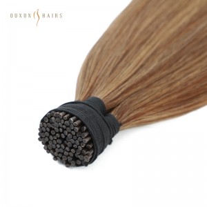 Cold Fusion Top Hair Extension Brands 30 inch Straight Keratin I Tip 100 Human Hair Hair Extensions With Stock Fast Ship