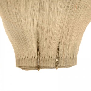 Blonde Flat Weft Hair Extensions Manufacturer – Ribbon Weft – Seamless Weft exclusively for Professional Stylists