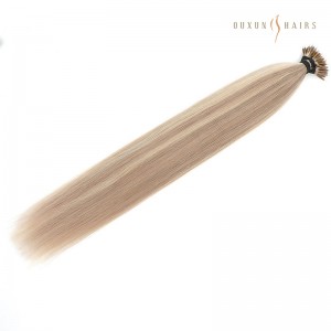 Kauri Micro Loop Ring Bead Human Remy Gashi 20 inch Biyu Zana Nano Tip Ring Hair Extensions 200g-Mai Bayar da Tsawon Gashi