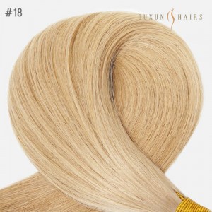 Pu Pull Through Seamless Invisible Skin Weft Extension with Genius Holes 100% Virgin Human Hair Double Drawn Extensions Weft Hair-Human Hair Suppliers