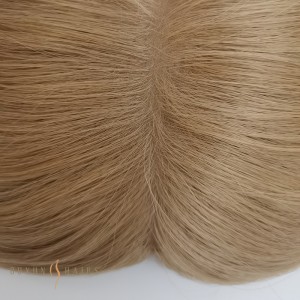 OXTS09 Full Base Size 9″ x 9″ Silk Top With Close Wefted Back With Handtied Silk 6″ x 6″ Custom Women Hair Pieces for Bald Head Woman Full Coverage Large Volume Artificial hair -The Wig Factory